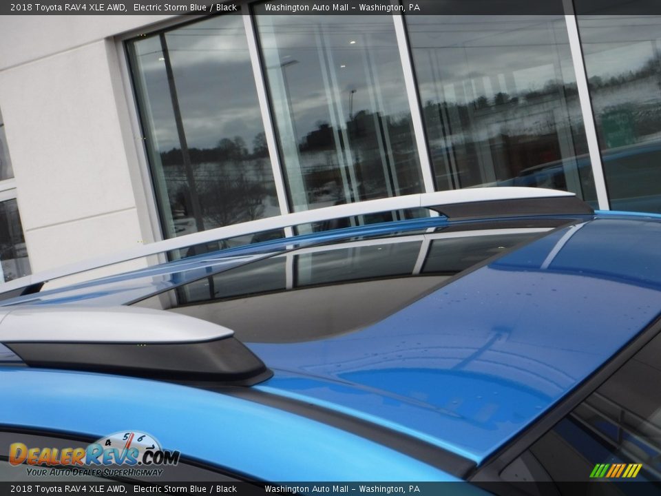 2018 Toyota RAV4 XLE AWD Electric Storm Blue / Black Photo #4