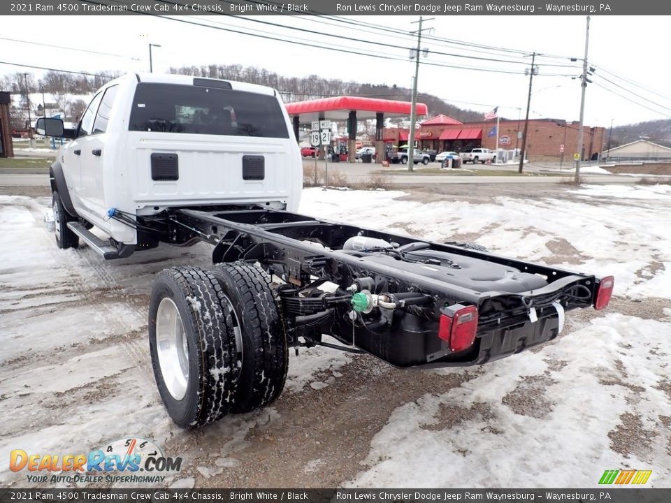 2021 Ram 4500 Tradesman Crew Cab 4x4 Chassis Bright White / Black Photo #4