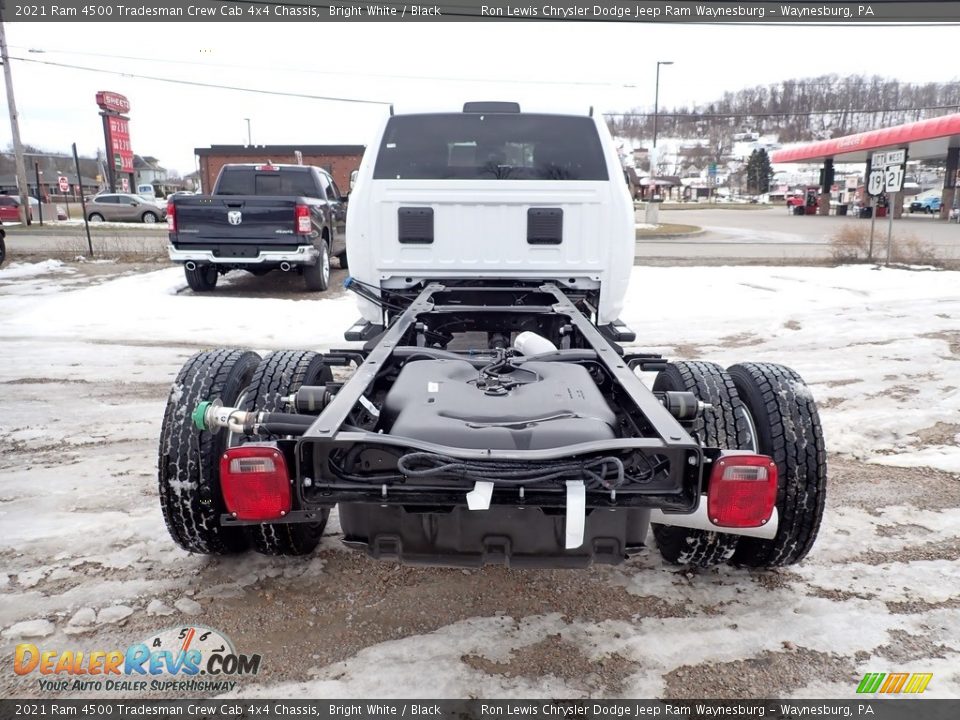 2021 Ram 4500 Tradesman Crew Cab 4x4 Chassis Bright White / Black Photo #5