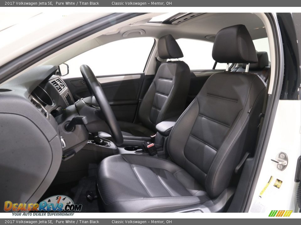 2017 Volkswagen Jetta SE Pure White / Titan Black Photo #5