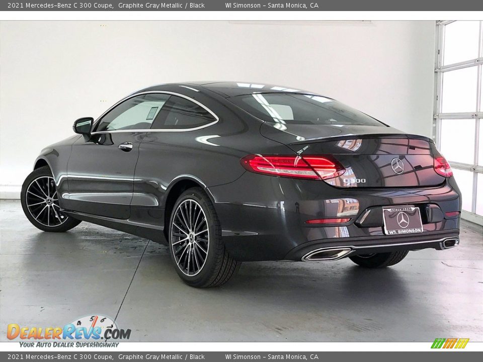 2021 Mercedes-Benz C 300 Coupe Graphite Gray Metallic / Black Photo #2