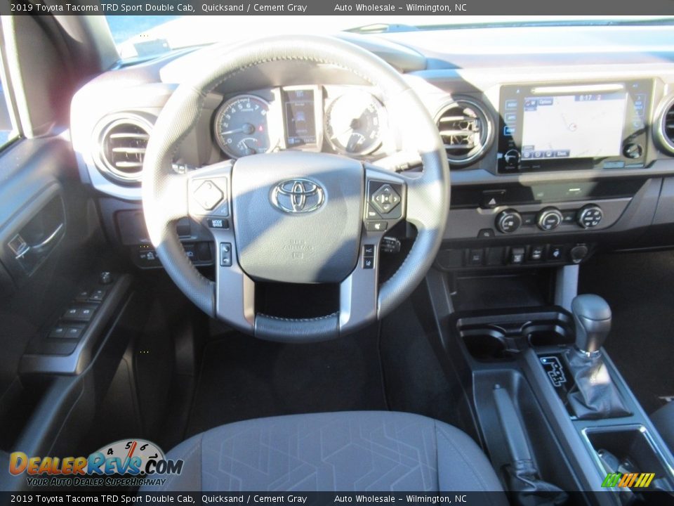 2019 Toyota Tacoma TRD Sport Double Cab Quicksand / Cement Gray Photo #15