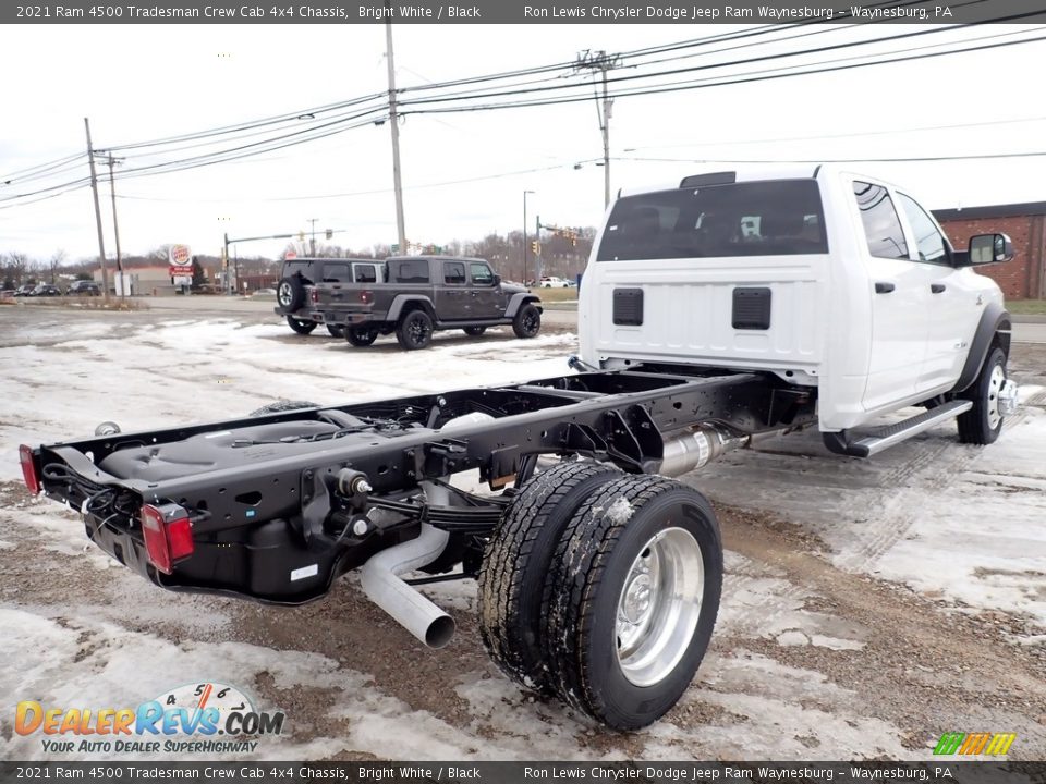 2021 Ram 4500 Tradesman Crew Cab 4x4 Chassis Bright White / Black Photo #6