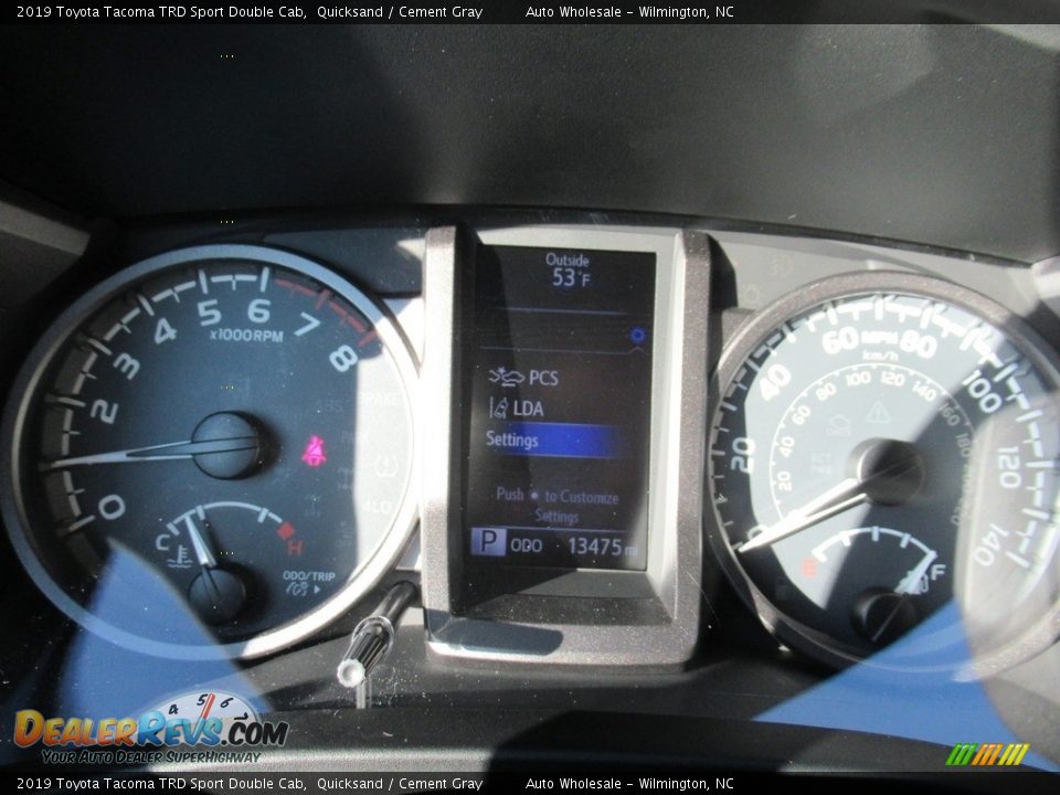 2019 Toyota Tacoma TRD Sport Double Cab Quicksand / Cement Gray Photo #16