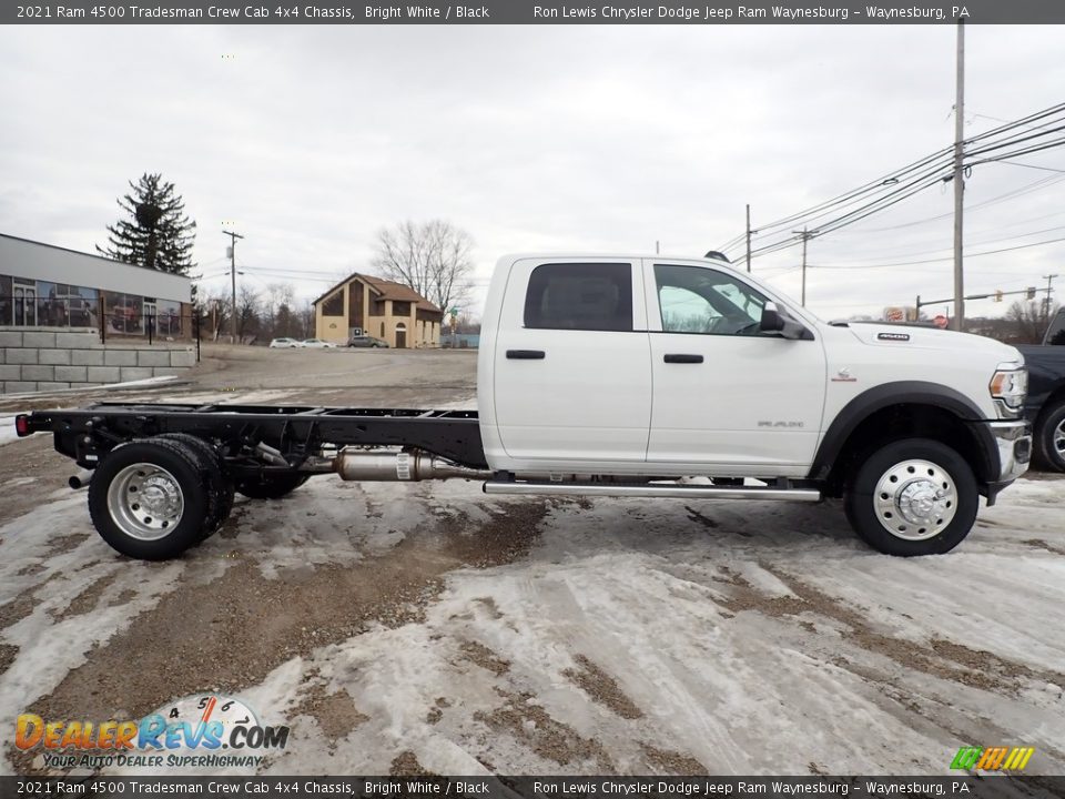 2021 Ram 4500 Tradesman Crew Cab 4x4 Chassis Bright White / Black Photo #7