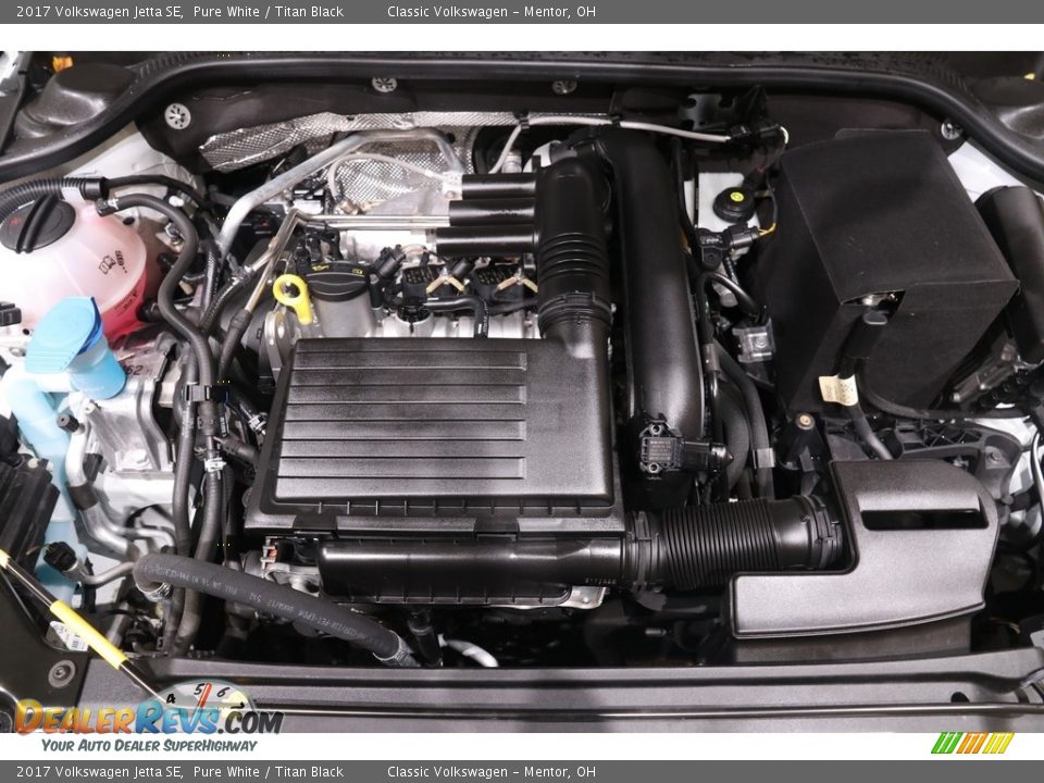 2017 Volkswagen Jetta SE Pure White / Titan Black Photo #15