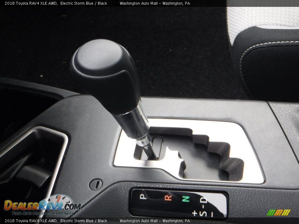 2018 Toyota RAV4 XLE AWD Electric Storm Blue / Black Photo #17