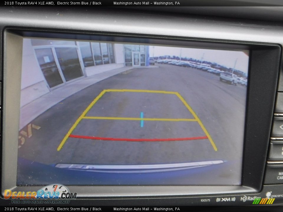 2018 Toyota RAV4 XLE AWD Electric Storm Blue / Black Photo #20