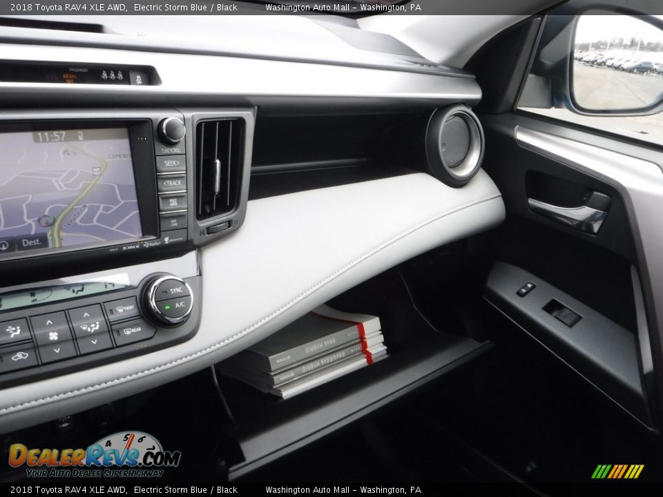 2018 Toyota RAV4 XLE AWD Electric Storm Blue / Black Photo #22