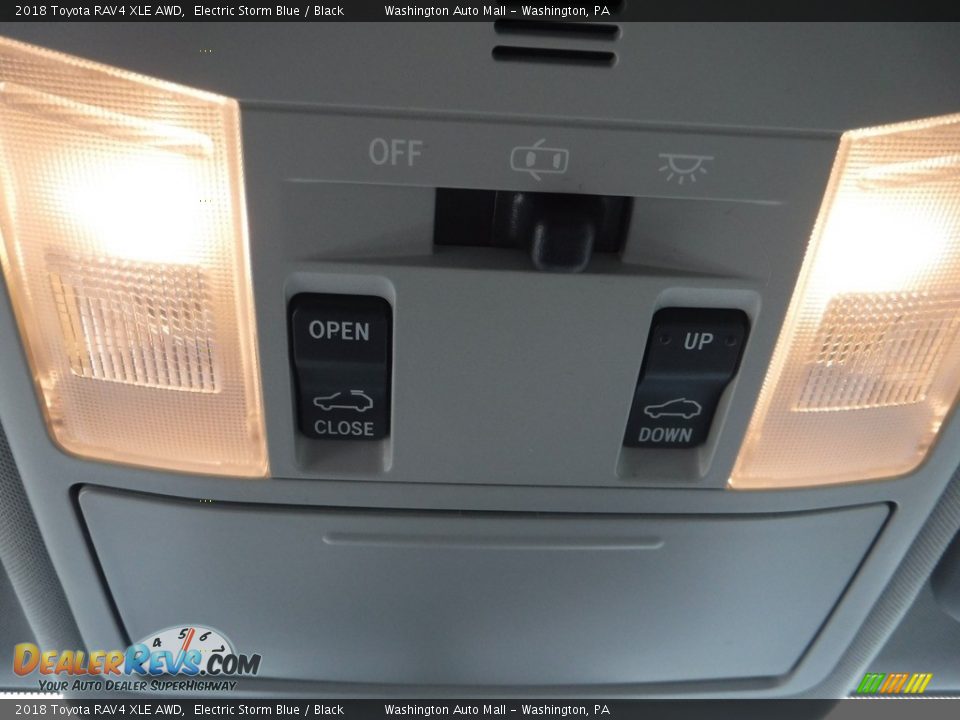 2018 Toyota RAV4 XLE AWD Electric Storm Blue / Black Photo #24