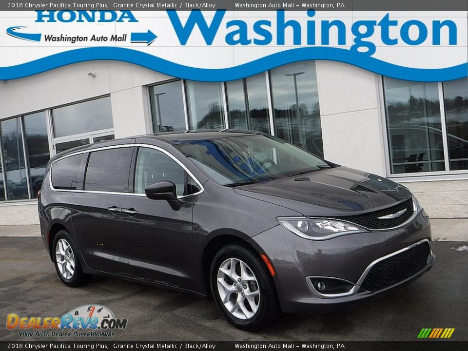 2018 Chrysler Pacifica Touring Plus Granite Crystal Metallic / Black/Alloy Photo #1