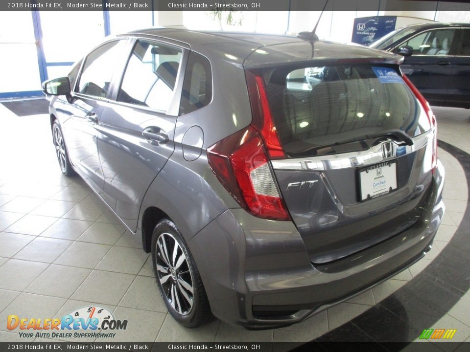 2018 Honda Fit EX Modern Steel Metallic / Black Photo #9