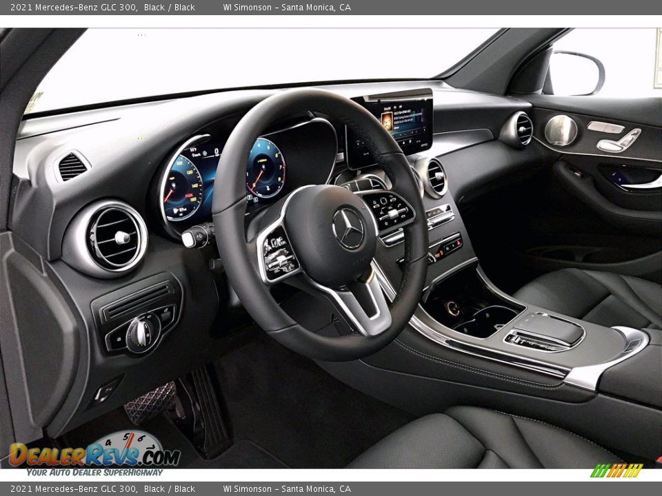 2021 Mercedes-Benz GLC 300 Black / Black Photo #4