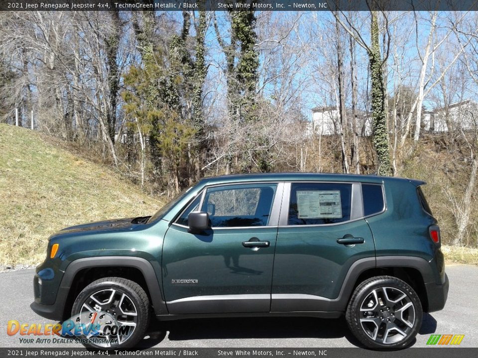 TechnoGreen Metallic 2021 Jeep Renegade Jeepster 4x4 Photo #1