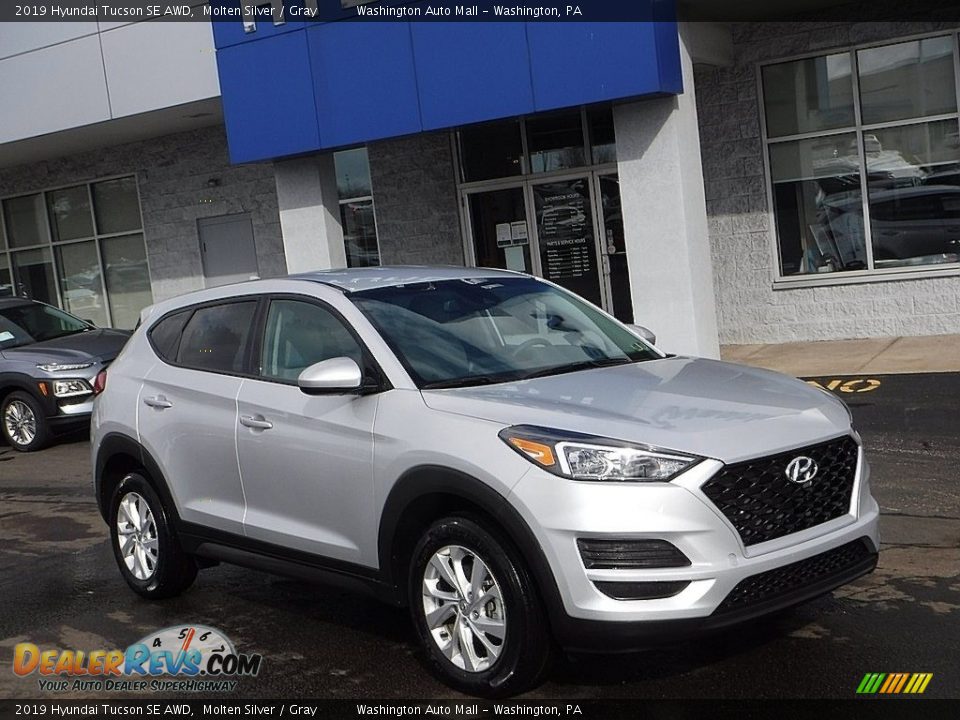 2019 Hyundai Tucson SE AWD Molten Silver / Gray Photo #1