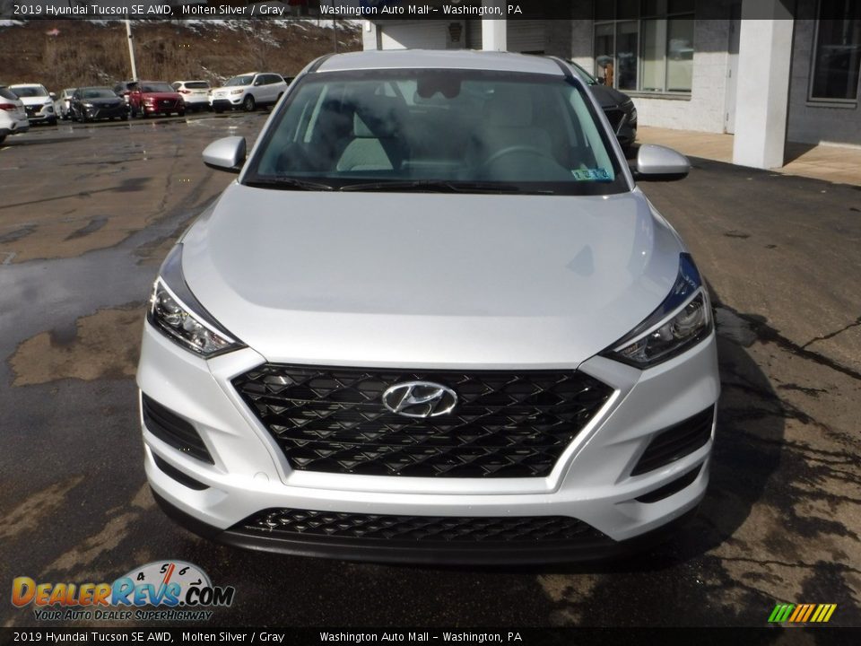 2019 Hyundai Tucson SE AWD Molten Silver / Gray Photo #4