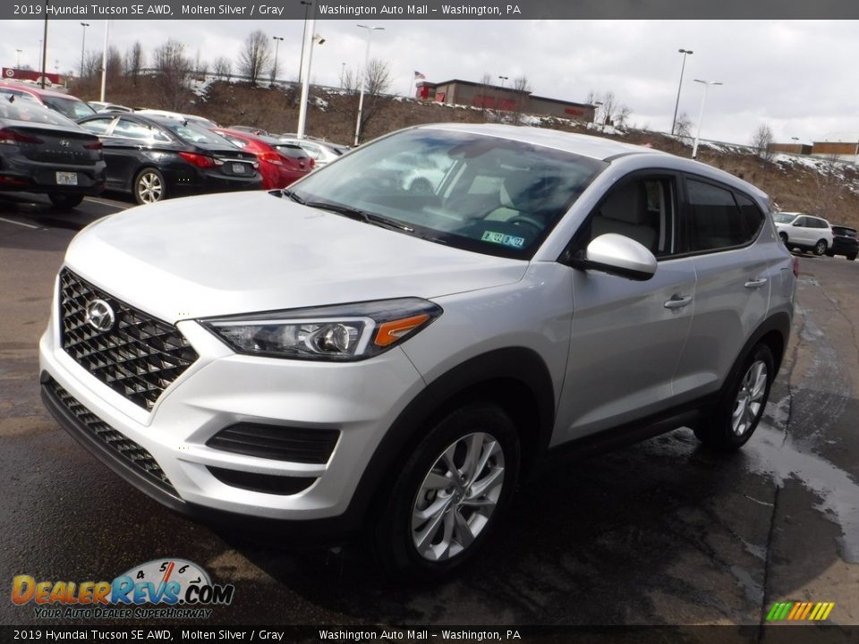 2019 Hyundai Tucson SE AWD Molten Silver / Gray Photo #5