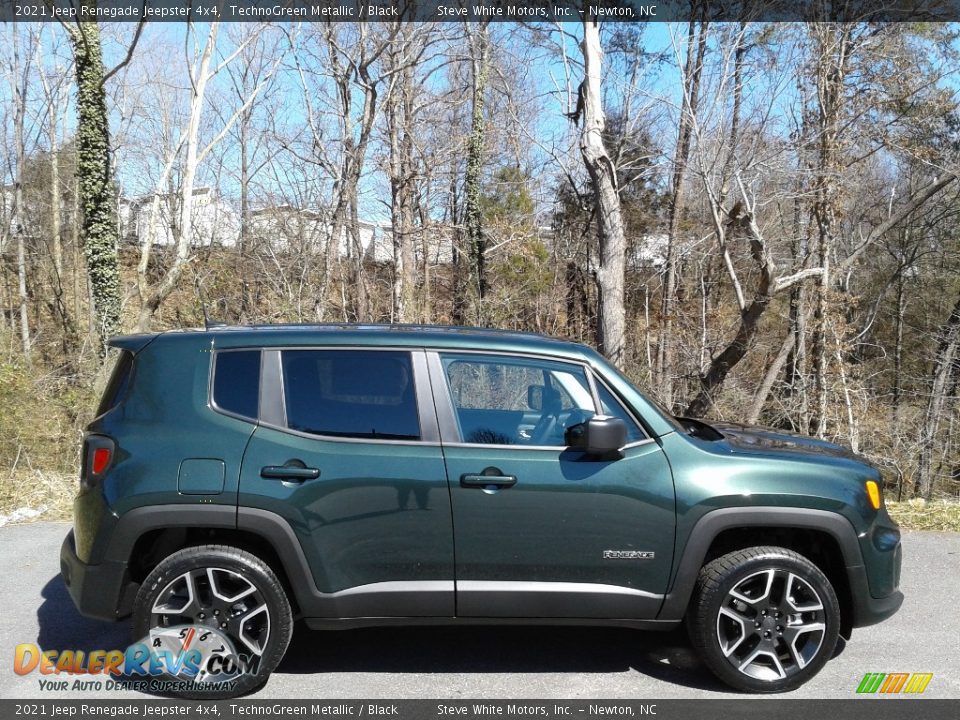 TechnoGreen Metallic 2021 Jeep Renegade Jeepster 4x4 Photo #5