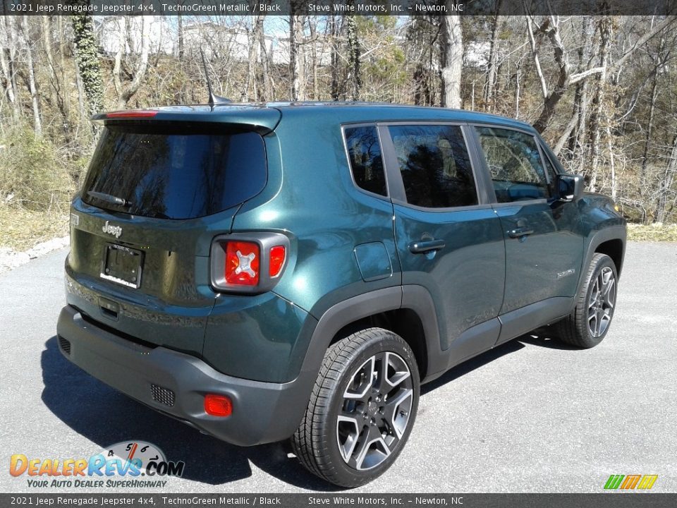 2021 Jeep Renegade Jeepster 4x4 TechnoGreen Metallic / Black Photo #6