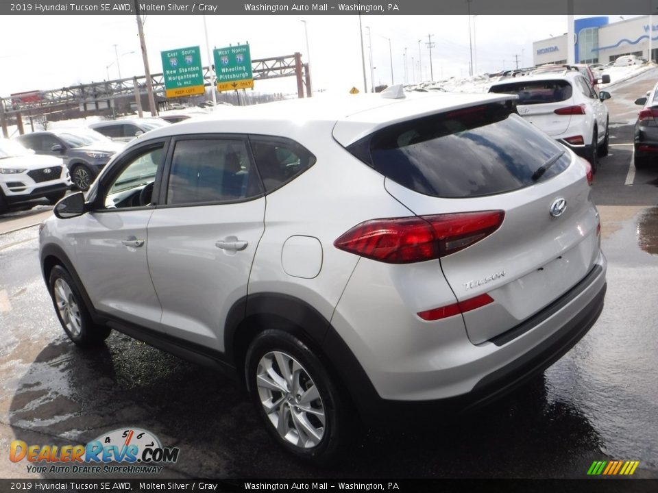 2019 Hyundai Tucson SE AWD Molten Silver / Gray Photo #7