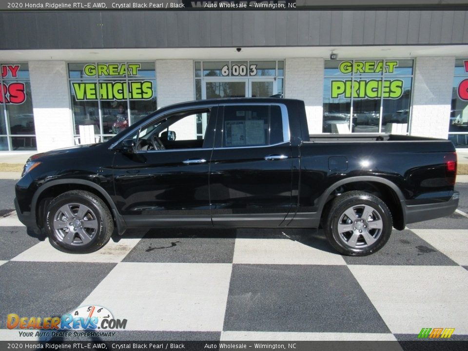 2020 Honda Ridgeline RTL-E AWD Crystal Black Pearl / Black Photo #1