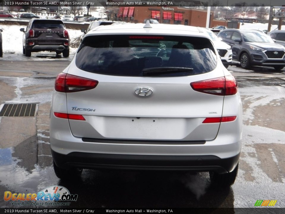 2019 Hyundai Tucson SE AWD Molten Silver / Gray Photo #8