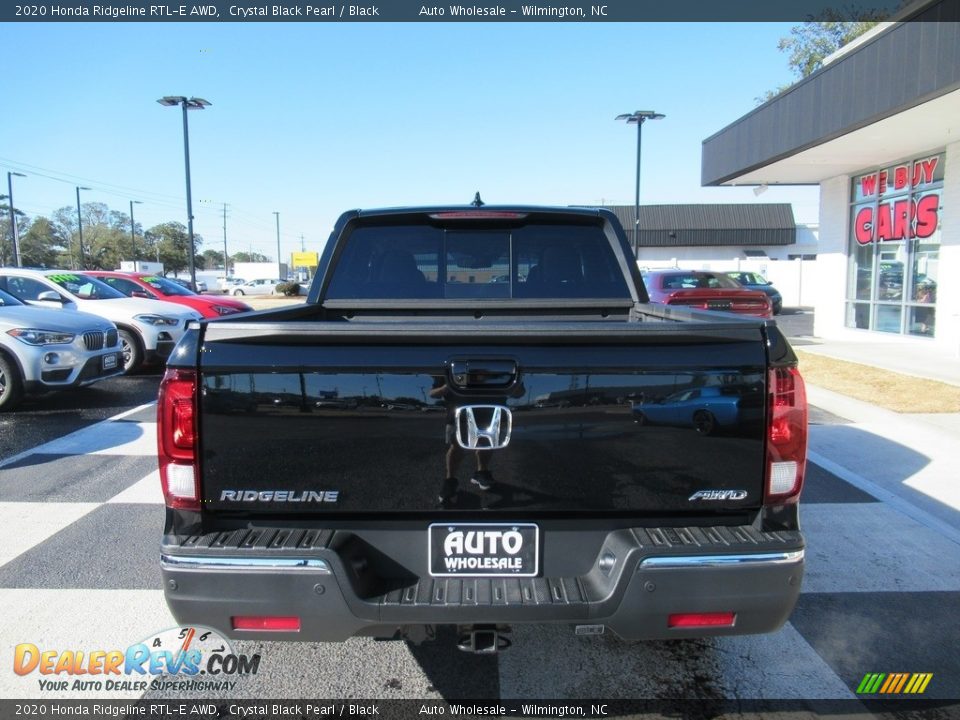 2020 Honda Ridgeline RTL-E AWD Crystal Black Pearl / Black Photo #4
