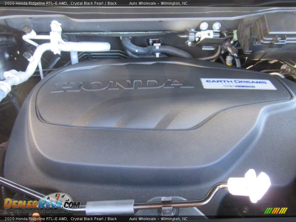 2020 Honda Ridgeline RTL-E AWD Crystal Black Pearl / Black Photo #6