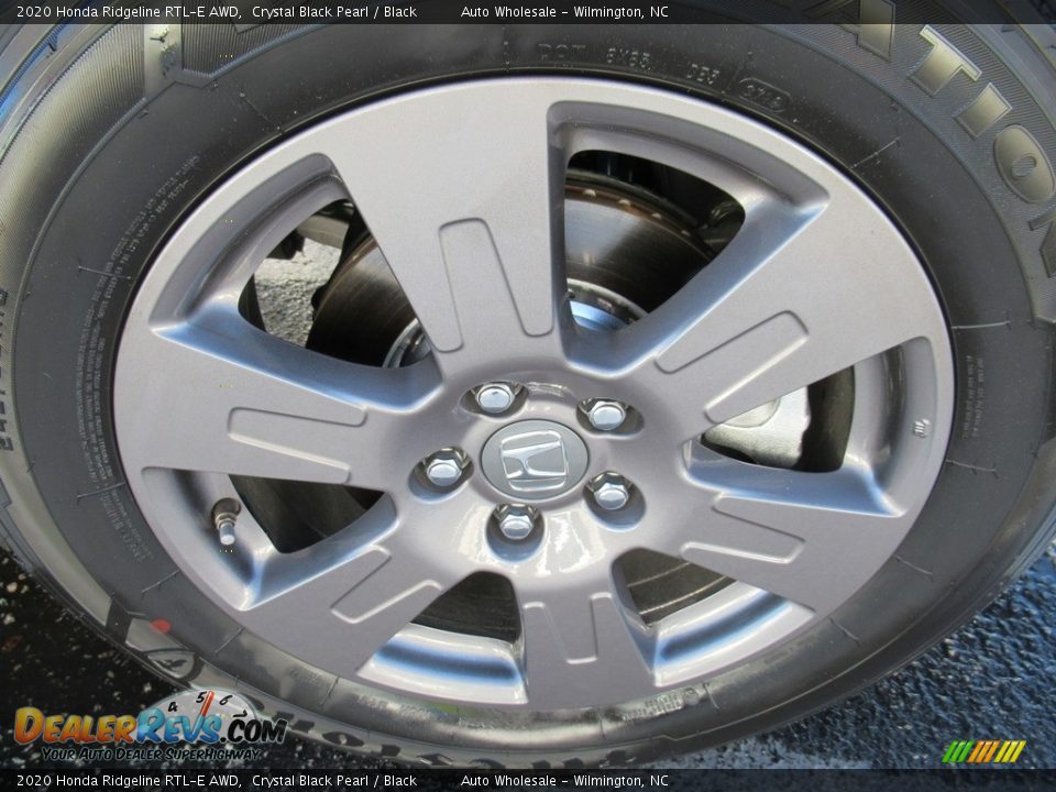 2020 Honda Ridgeline RTL-E AWD Crystal Black Pearl / Black Photo #7