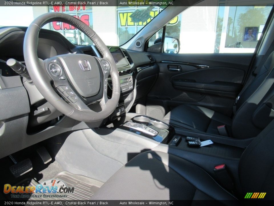 2020 Honda Ridgeline RTL-E AWD Crystal Black Pearl / Black Photo #9