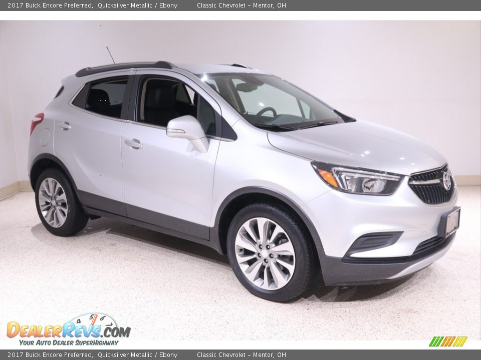2017 Buick Encore Preferred Quicksilver Metallic / Ebony Photo #1