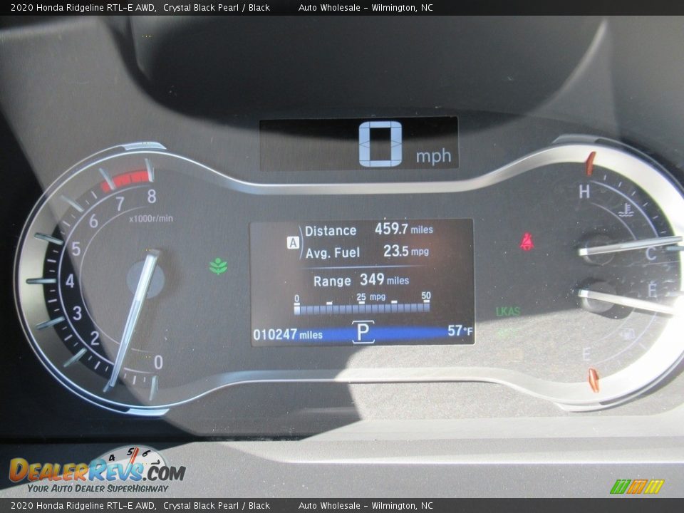 2020 Honda Ridgeline RTL-E AWD Crystal Black Pearl / Black Photo #15