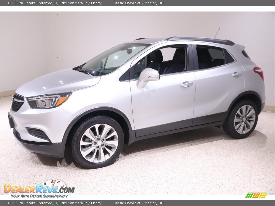 2017 Buick Encore Preferred Quicksilver Metallic / Ebony Photo #3