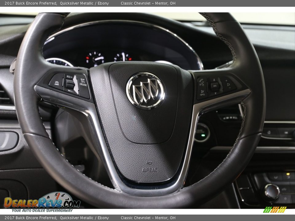 2017 Buick Encore Preferred Quicksilver Metallic / Ebony Photo #7