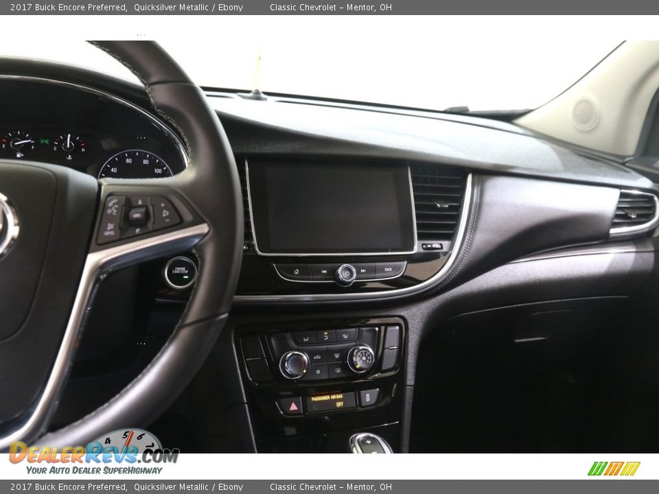 2017 Buick Encore Preferred Quicksilver Metallic / Ebony Photo #9