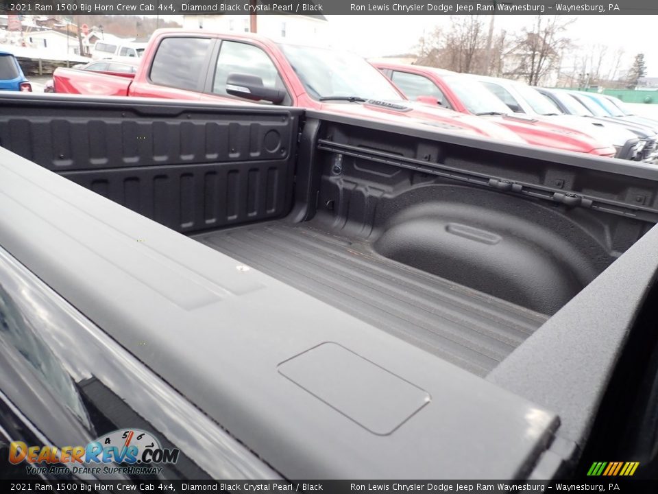2021 Ram 1500 Big Horn Crew Cab 4x4 Diamond Black Crystal Pearl / Black Photo #12