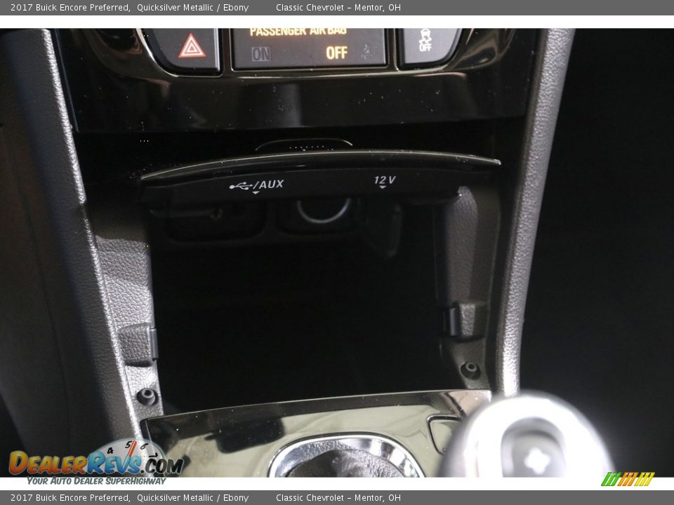 2017 Buick Encore Preferred Quicksilver Metallic / Ebony Photo #11