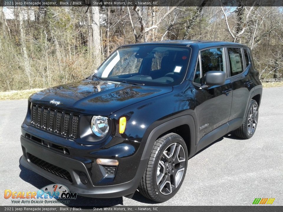 2021 Jeep Renegade Jeepster Black / Black Photo #2