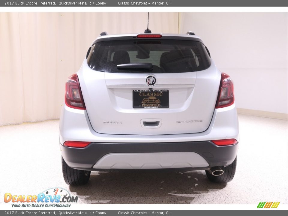 2017 Buick Encore Preferred Quicksilver Metallic / Ebony Photo #16