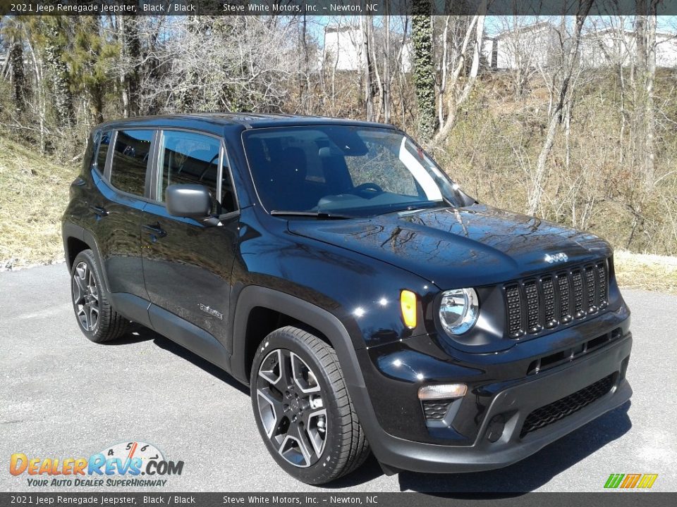 2021 Jeep Renegade Jeepster Black / Black Photo #4