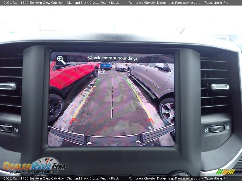 2021 Ram 1500 Big Horn Crew Cab 4x4 Diamond Black Crystal Pearl / Black Photo #19