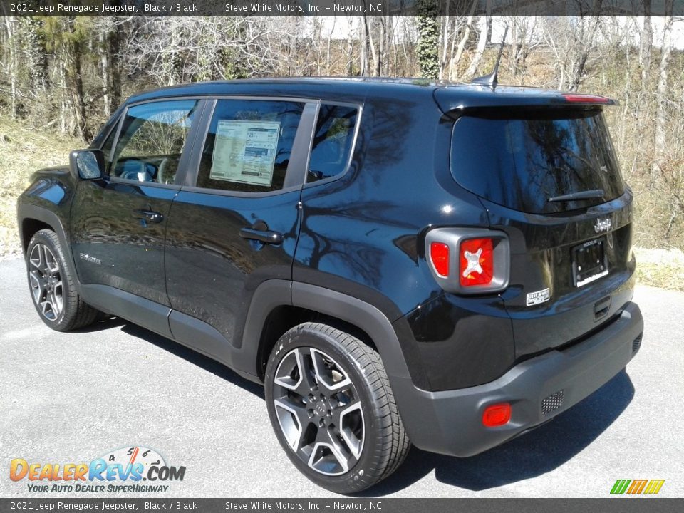 2021 Jeep Renegade Jeepster Black / Black Photo #8