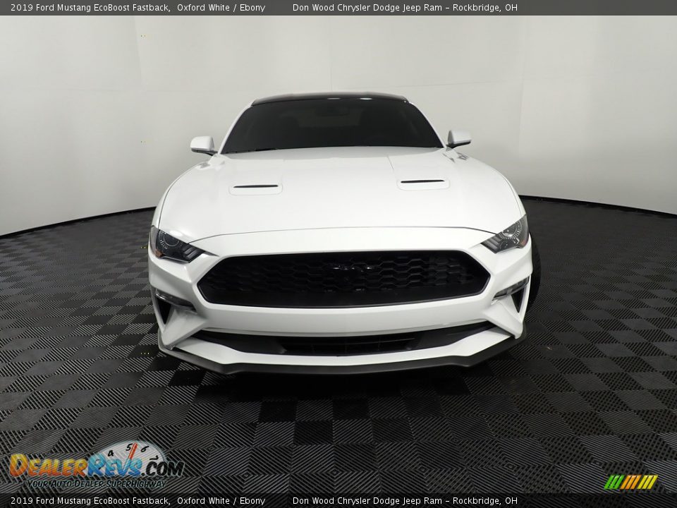 2019 Ford Mustang EcoBoost Fastback Oxford White / Ebony Photo #5