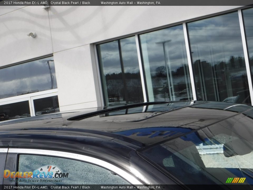 2017 Honda Pilot EX-L AWD Crystal Black Pearl / Black Photo #4