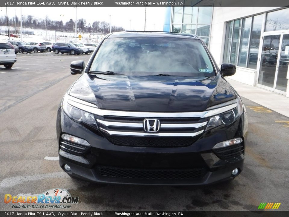 2017 Honda Pilot EX-L AWD Crystal Black Pearl / Black Photo #5