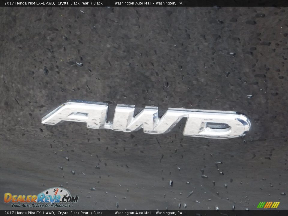 2017 Honda Pilot EX-L AWD Crystal Black Pearl / Black Photo #11