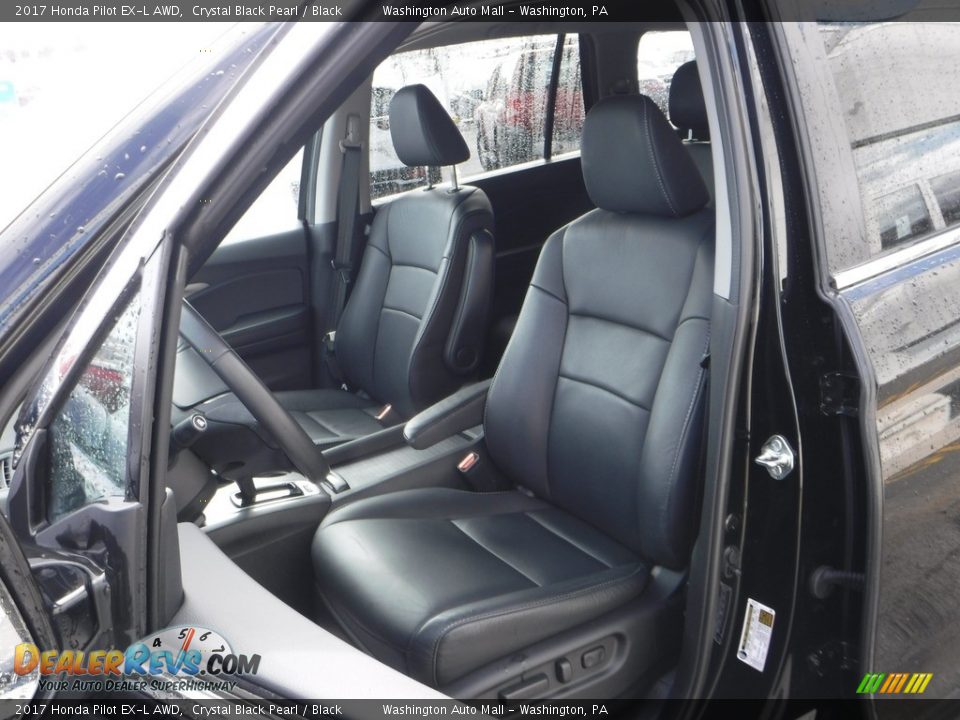 2017 Honda Pilot EX-L AWD Crystal Black Pearl / Black Photo #14