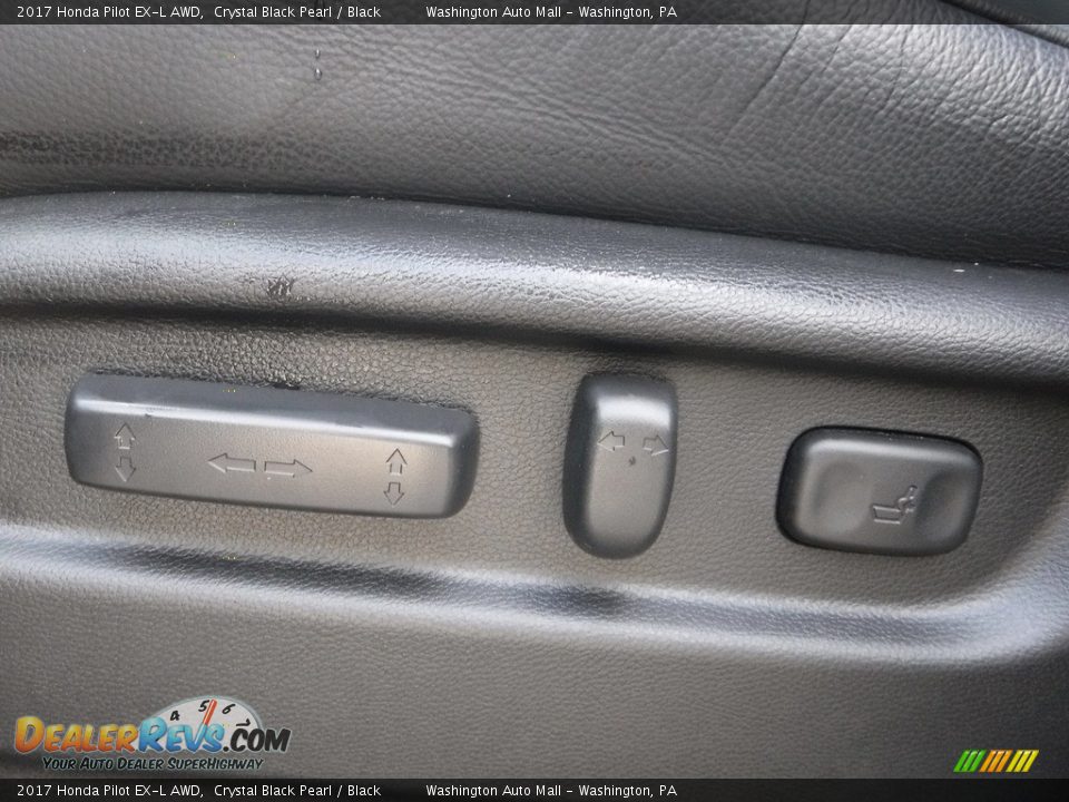 2017 Honda Pilot EX-L AWD Crystal Black Pearl / Black Photo #15