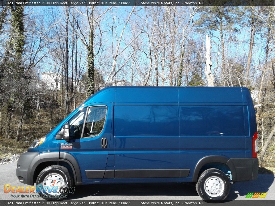 Patriot Blue Pearl 2021 Ram ProMaster 1500 High Roof Cargo Van Photo #1