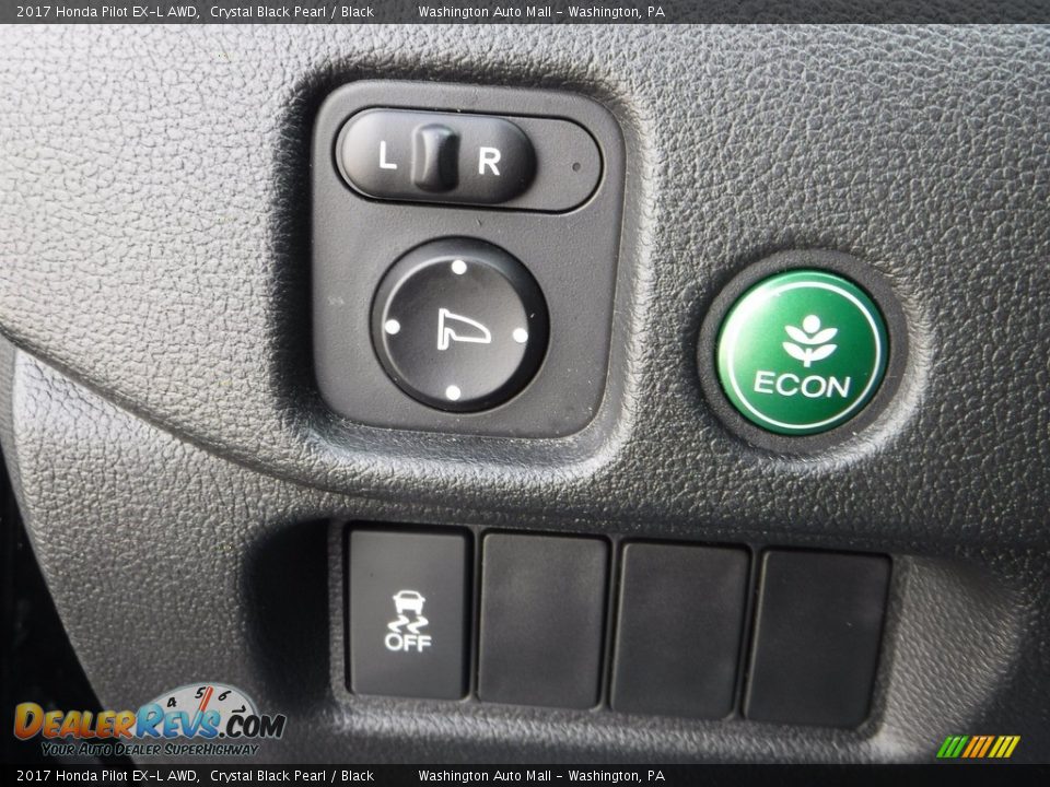 2017 Honda Pilot EX-L AWD Crystal Black Pearl / Black Photo #17